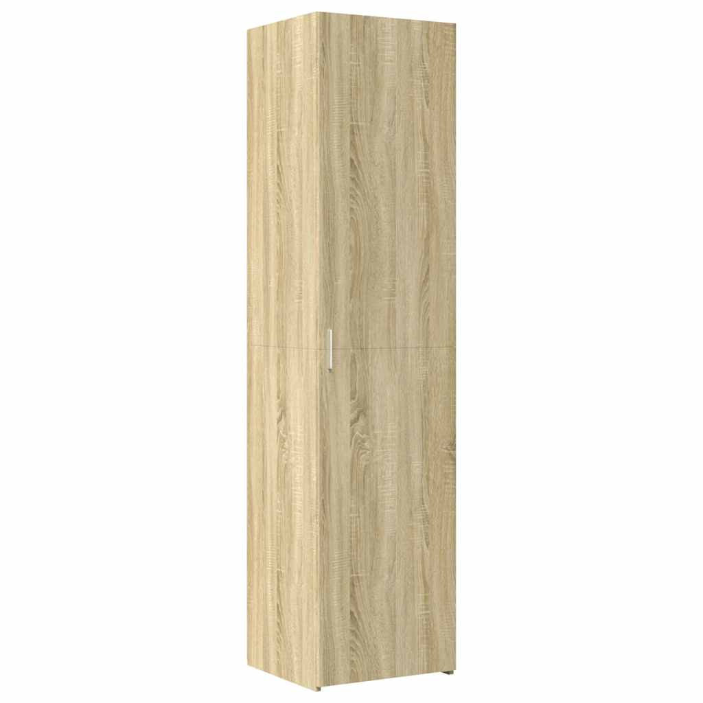 Buffet haut chêne sonoma 45x42,5x185 cm bois d’ingénierie - XIOS