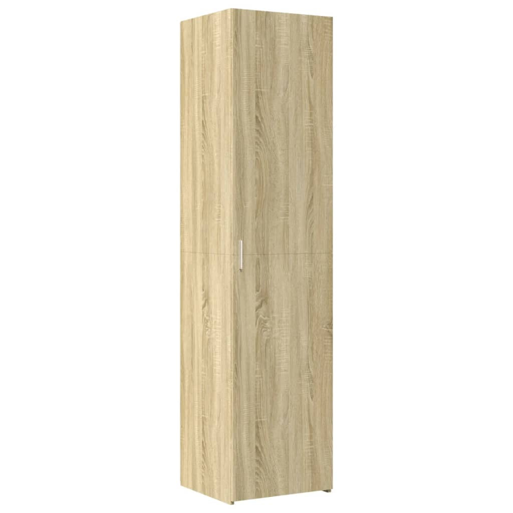 Buffet haut chêne sonoma 50x42,5x185 cm bois d’ingénierie - XIOS