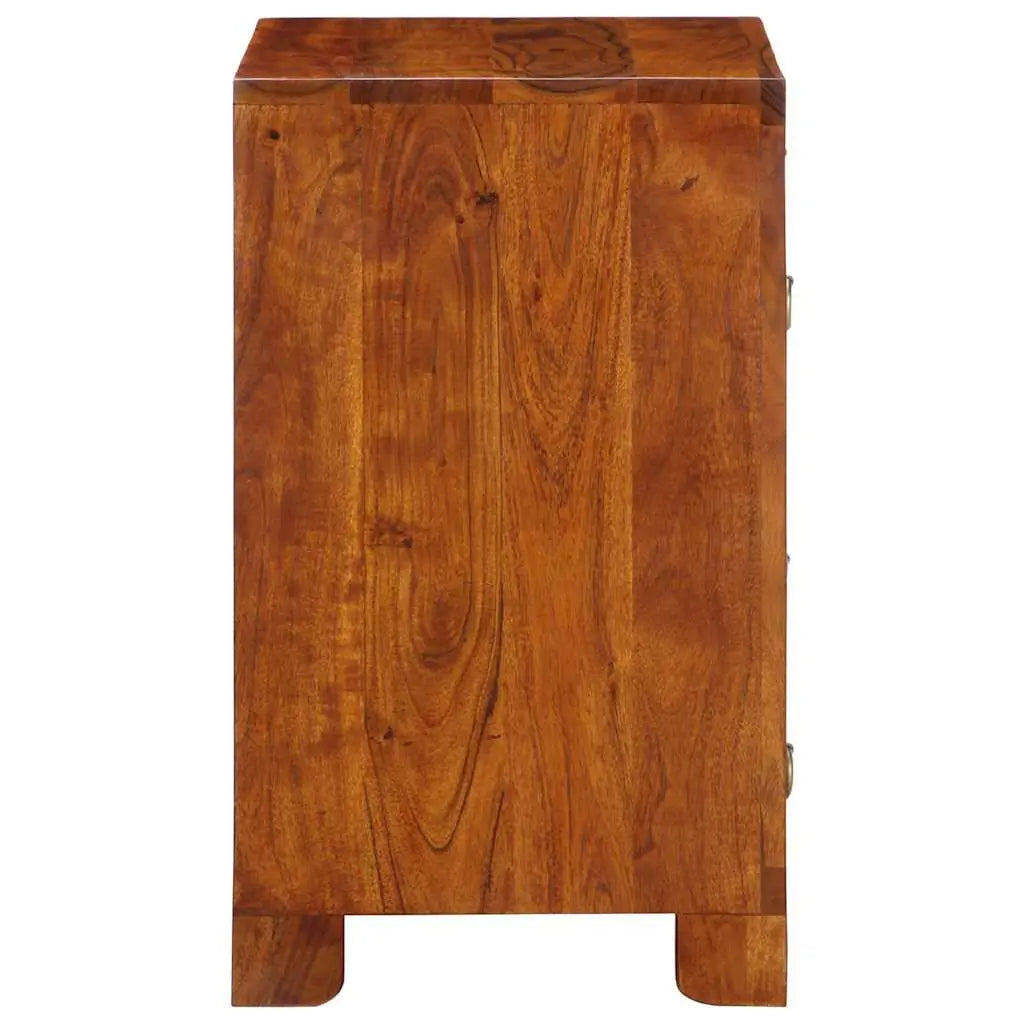 Buffet multicolore 50x35x60 cm bois massif d’acacia - XIOS