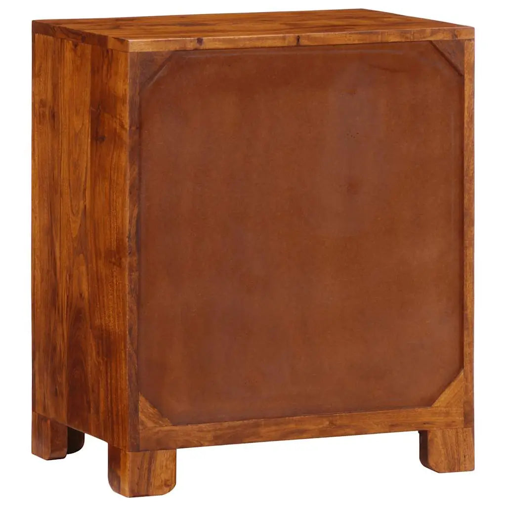 Buffet multicolore 50x35x60 cm bois massif d’acacia - XIOS