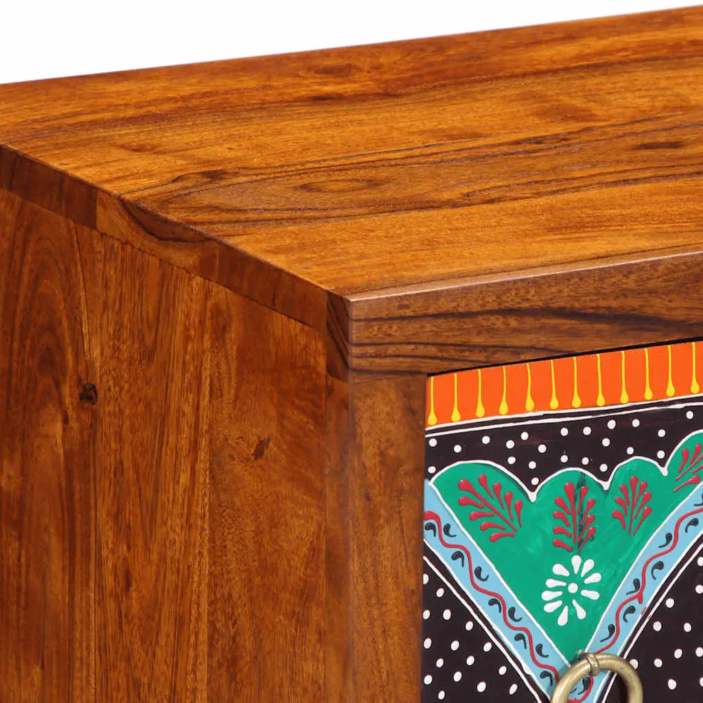 Buffet multicolore 50x35x60 cm bois massif d’acacia - XIOS