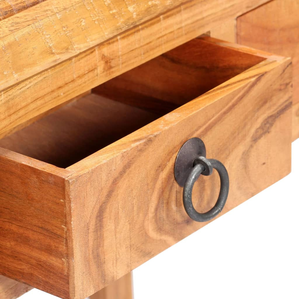 Bureau 90x40x107 cm Bois d’acacia massif - XIOS