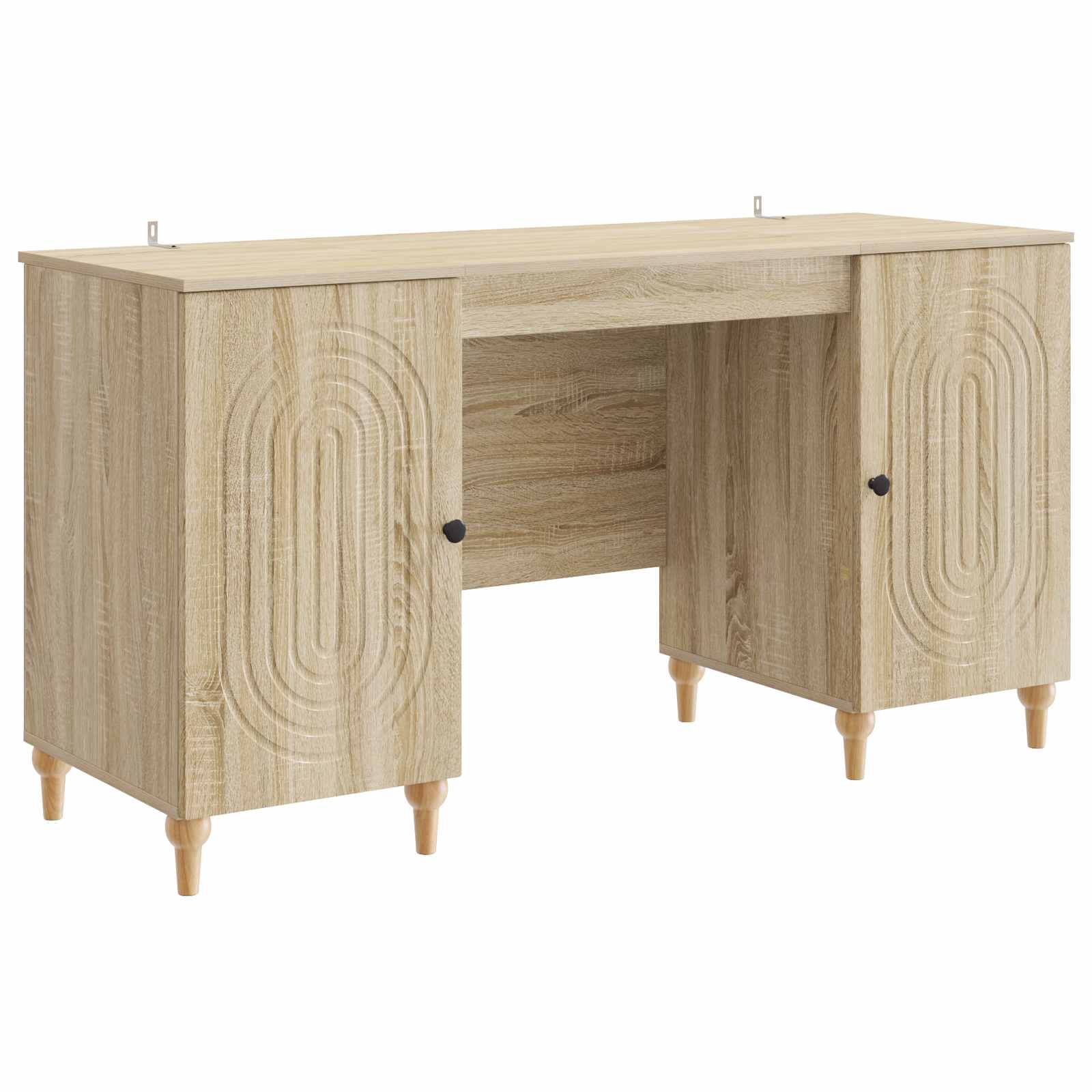 Bureau avec étagère Sonoma 142,5 x 50 x 75 cm Bois d'ingénierie - XIOS