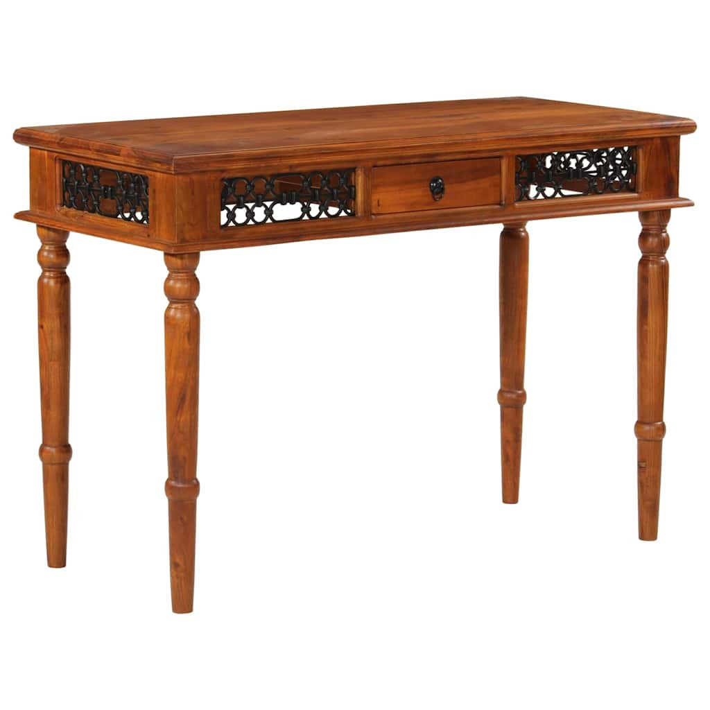 Bureau avec tiroir 110x50x76 cm bois d’acacia solide - XIOS