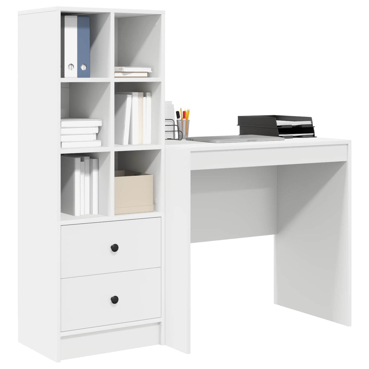Bureau Blanc 125,5 x 50 x 127 cm 2 pc - XIOS