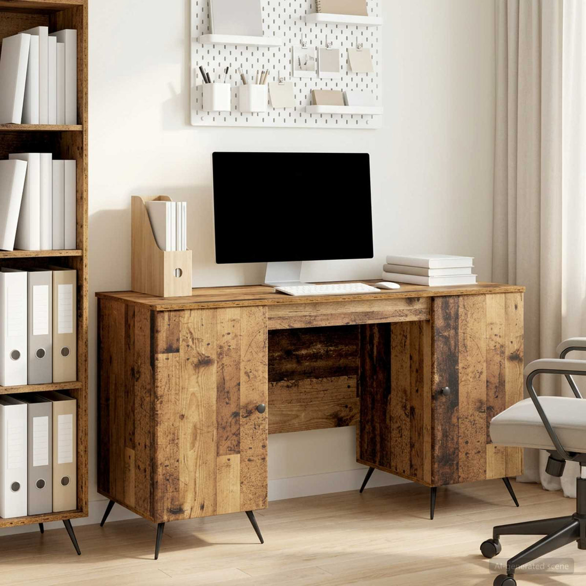 Bureau Bois ancien 142,5 x 50 x 75 cm Bois d'ingénierie - XIOS
