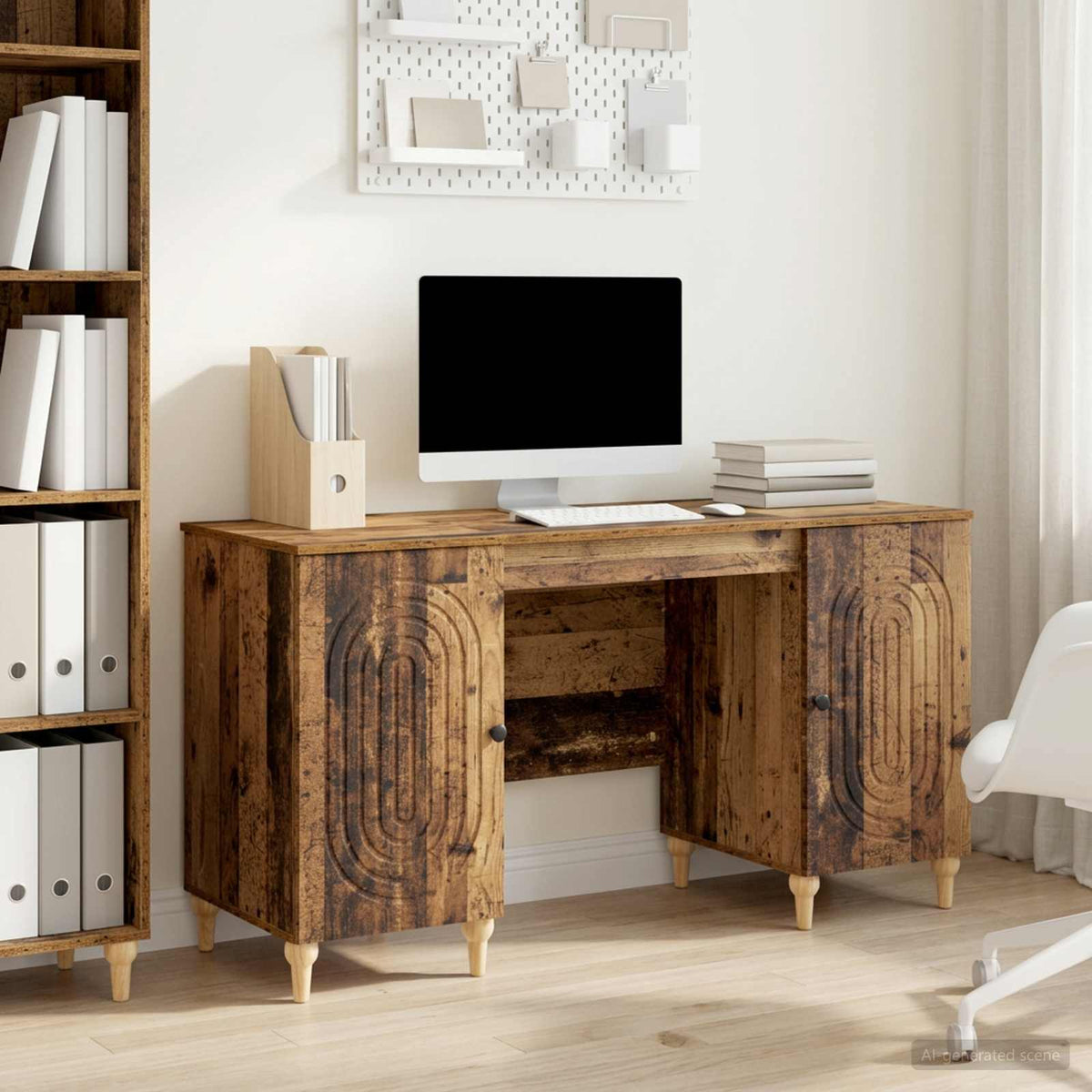 Bureau Bois ancien 142,5 x 50 x 75 cm Bois d'ingénierie - XIOS