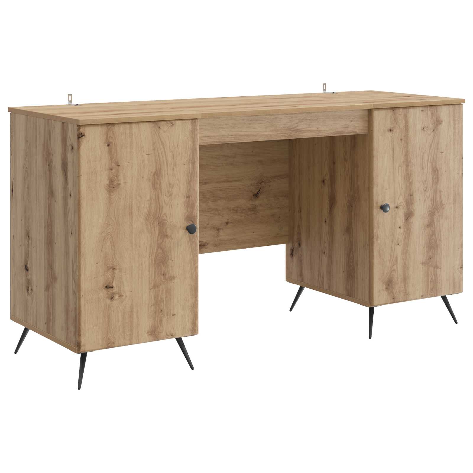 Bureau Chêne artisanal Bois d'ingénierie 142,5 x 50 x 75 cm - XIOS