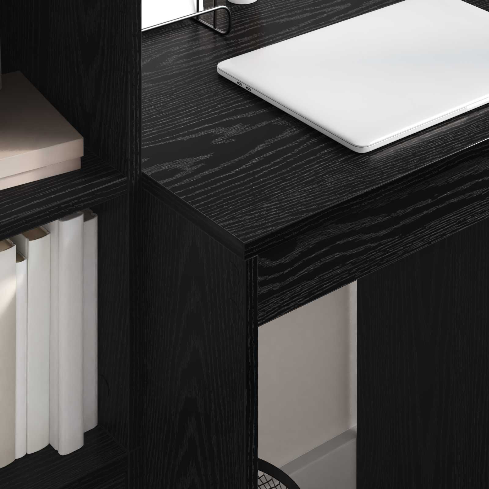 Bureau Chêne noir 105,5 x 50 x 127 cm 2 pc - XIOS