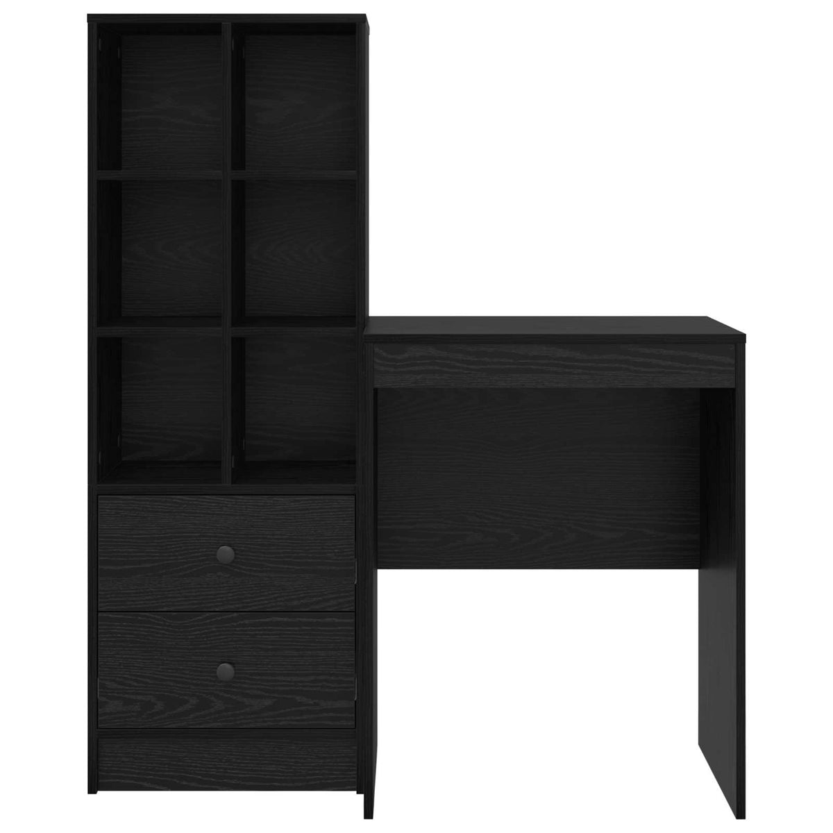 Bureau Chêne noir 105,5 x 50 x 127 cm 2 pc - XIOS