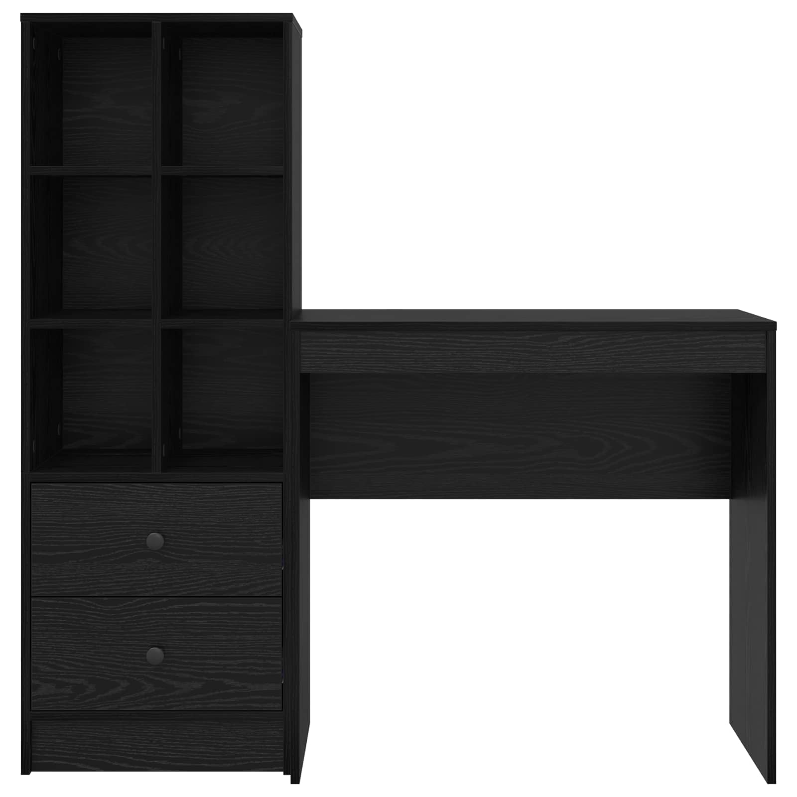 Bureau Chêne noir 125,5 x 40 x 127 cm 2 pc - XIOS