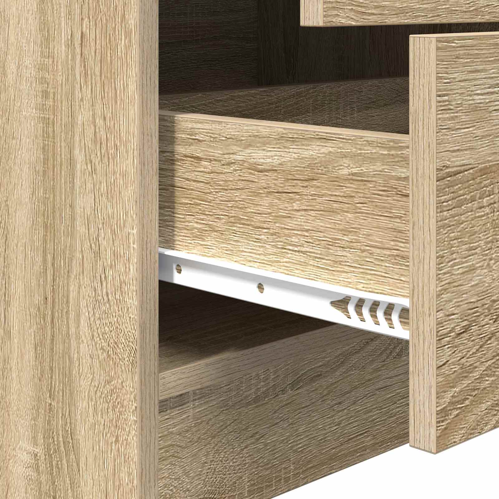 Bureau Chêne Sonoma 145.5 x 50 x 127 cm 2 pc - XIOS