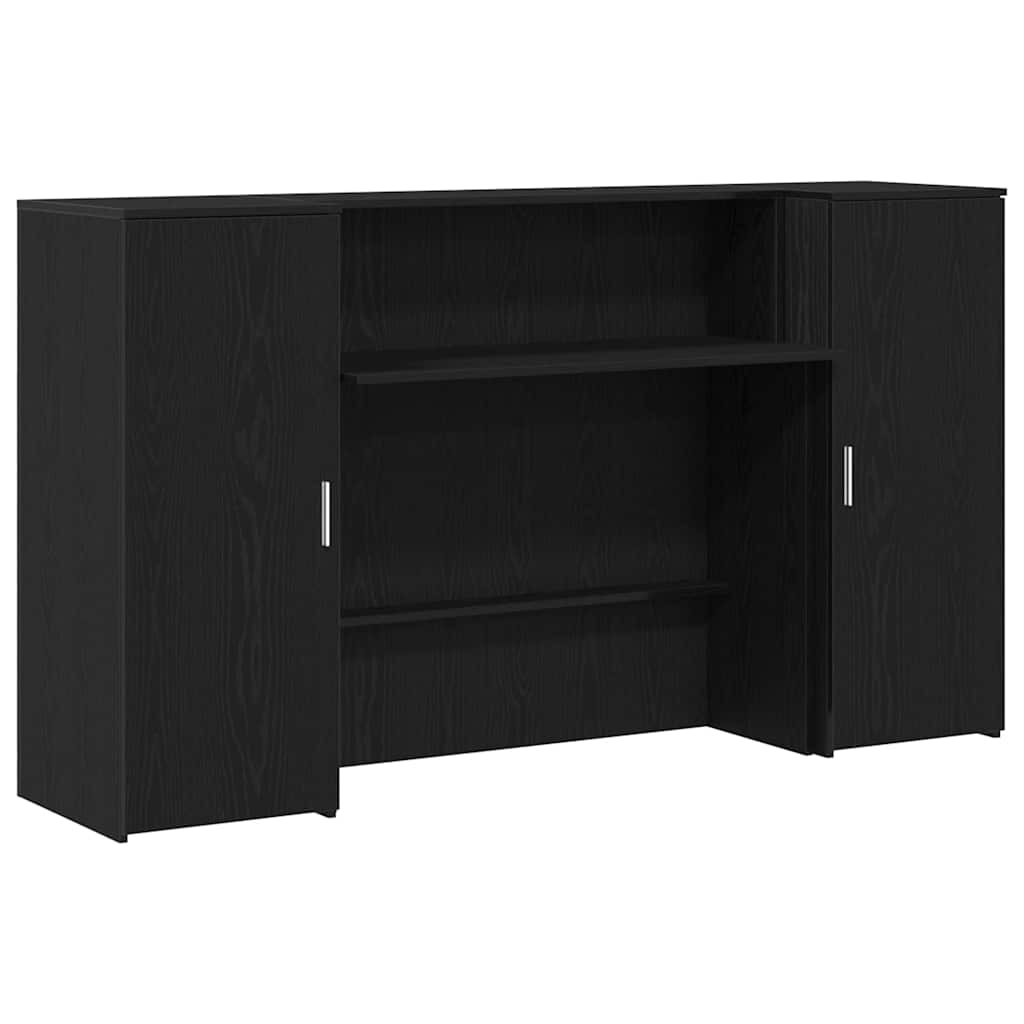 Bureau de réception Chêne noir 180 x 50 x 103,5 cm Bois d’ingénierie - XIOS