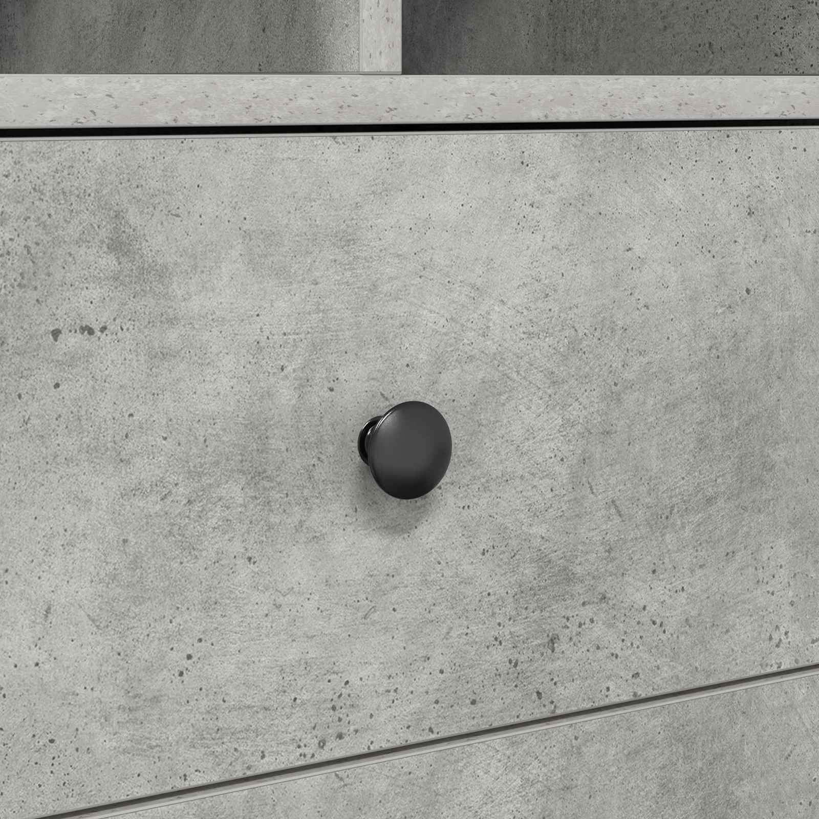 Bureau Gris béton 135,5 x 40 x 127 cm 2 pc - XIOS