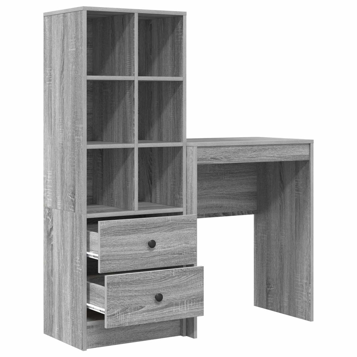 Bureau Gris Sonoma 105,5 x 34 x 127 cm 2 pc - XIOS