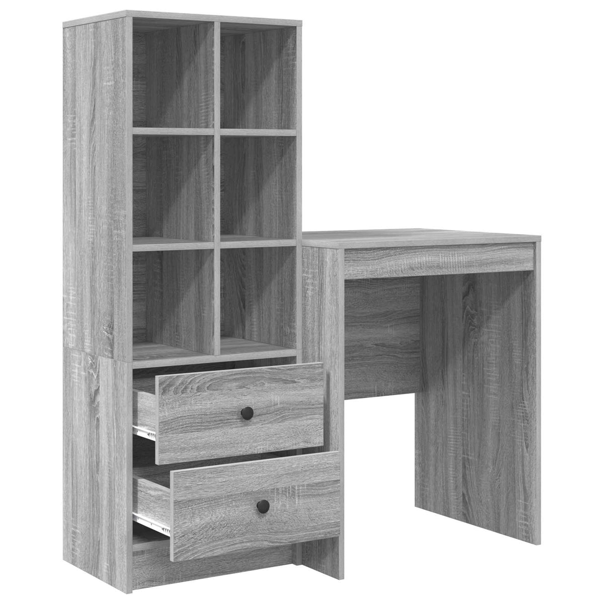 Bureau Gris Sonoma 105,5 x 50 x 127 cm 2 pc - XIOS