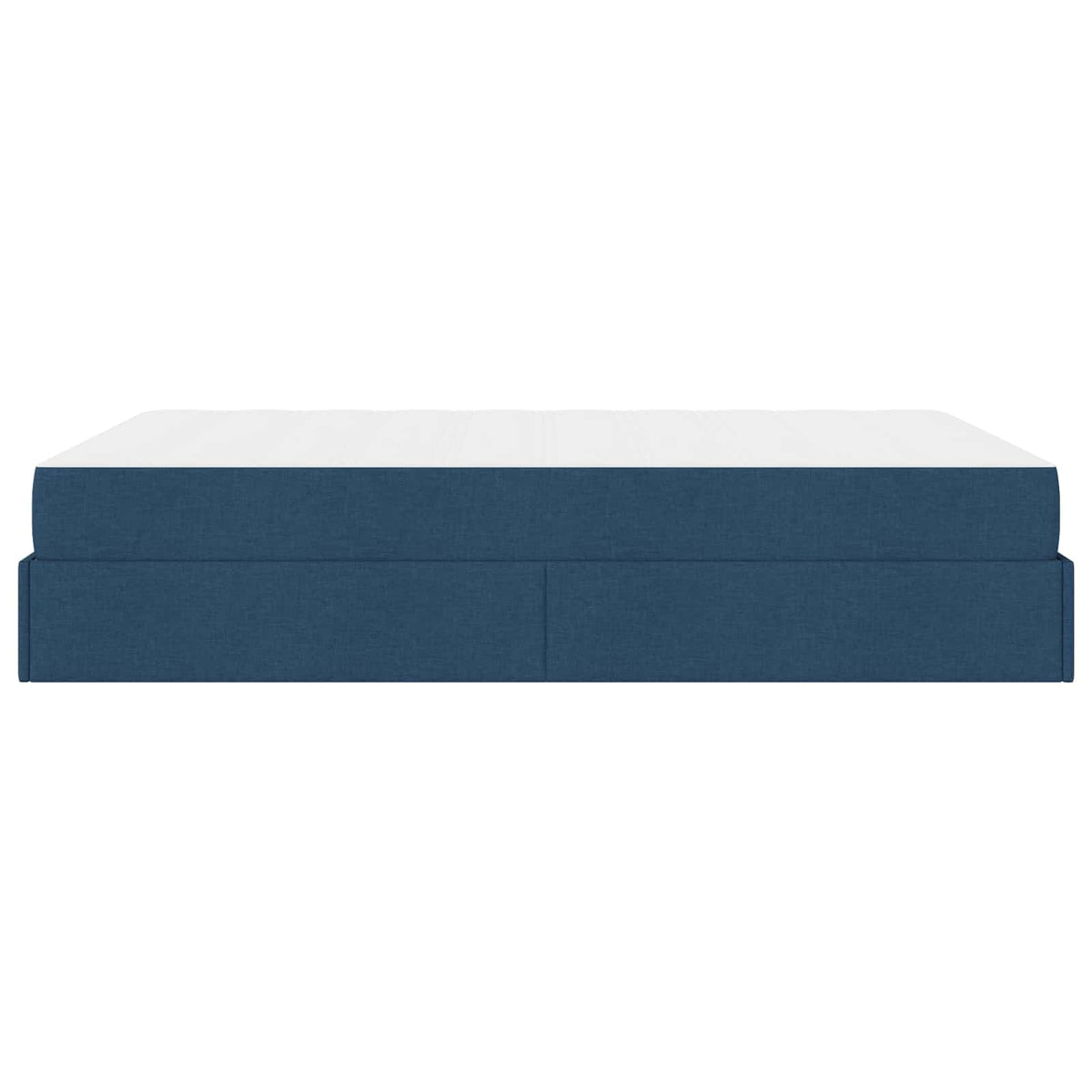 Cadre de lit avec matelas 2 pc Bleu tissu - XIOS