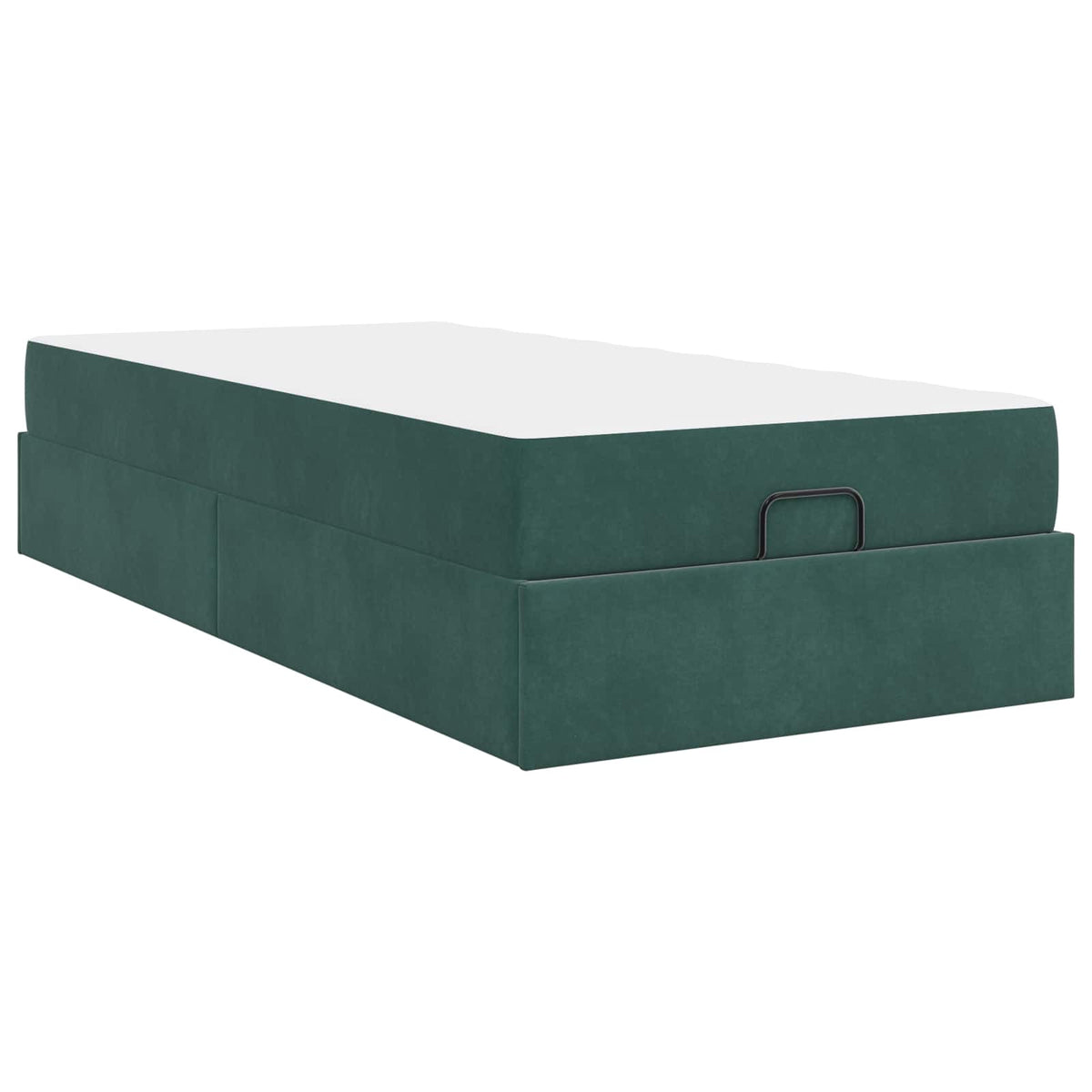 Cadre de lit avec matelas 2 pc Vert Velours - XIOS