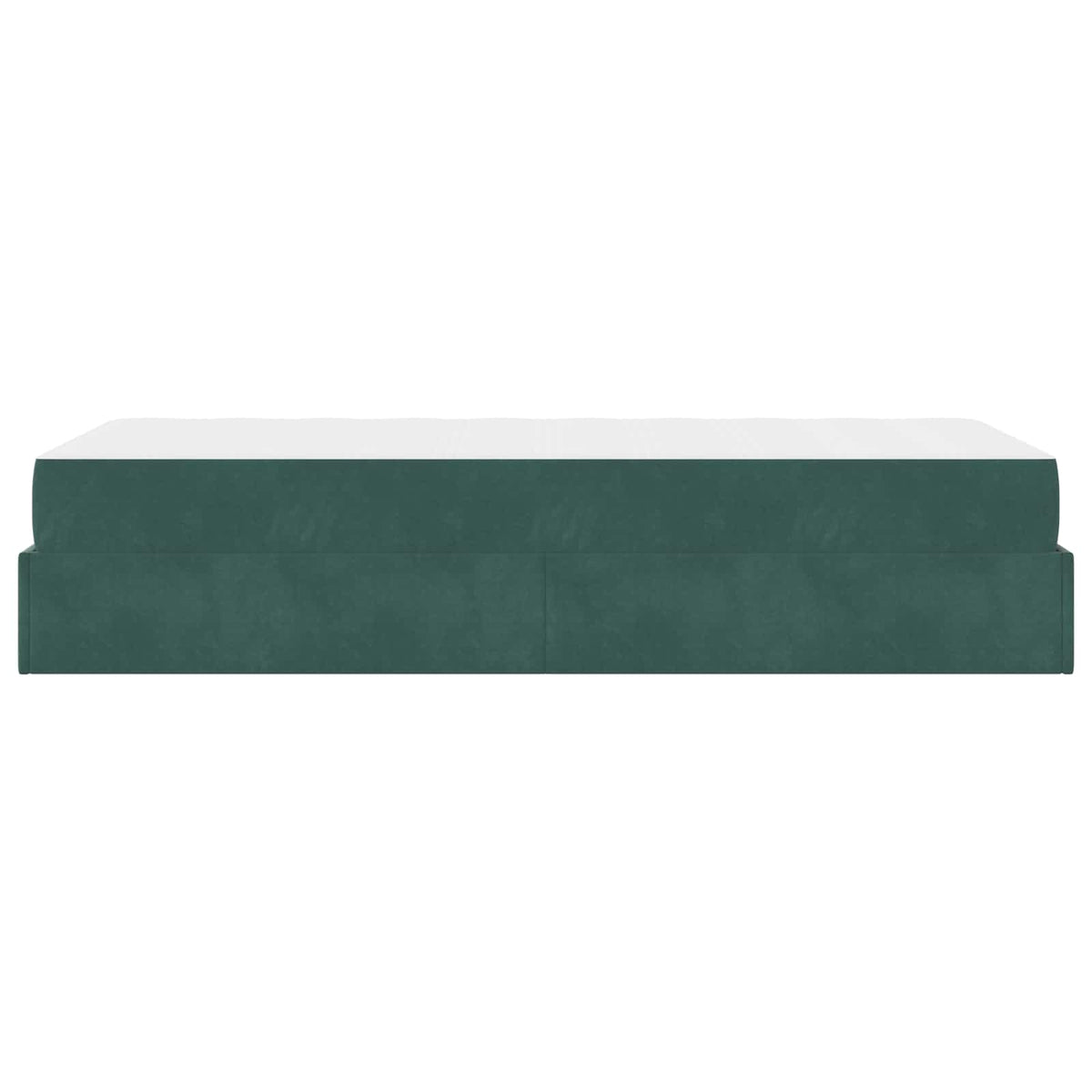 Cadre de lit avec matelas 2 pc Vert Velours - XIOS