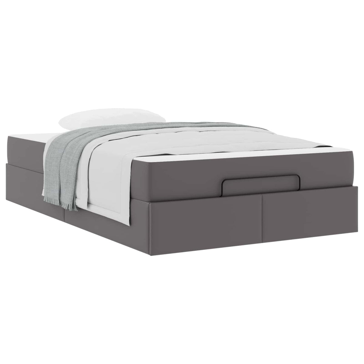 Cadre de lit avec matelas Autre 2 pc Gris PVC - XIOS