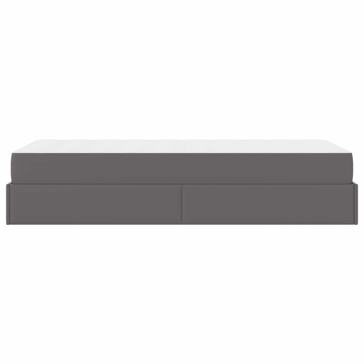 Cadre de lit avec matelas Autre 2 pc Gris PVC - XIOS