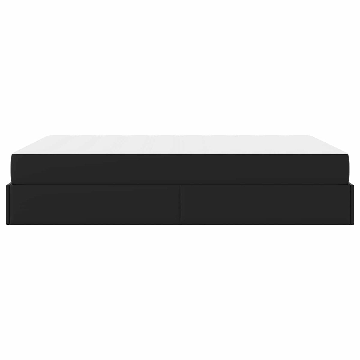 Cadre de lit avec matelas Autre 2 pc Noir PVC - XIOS
