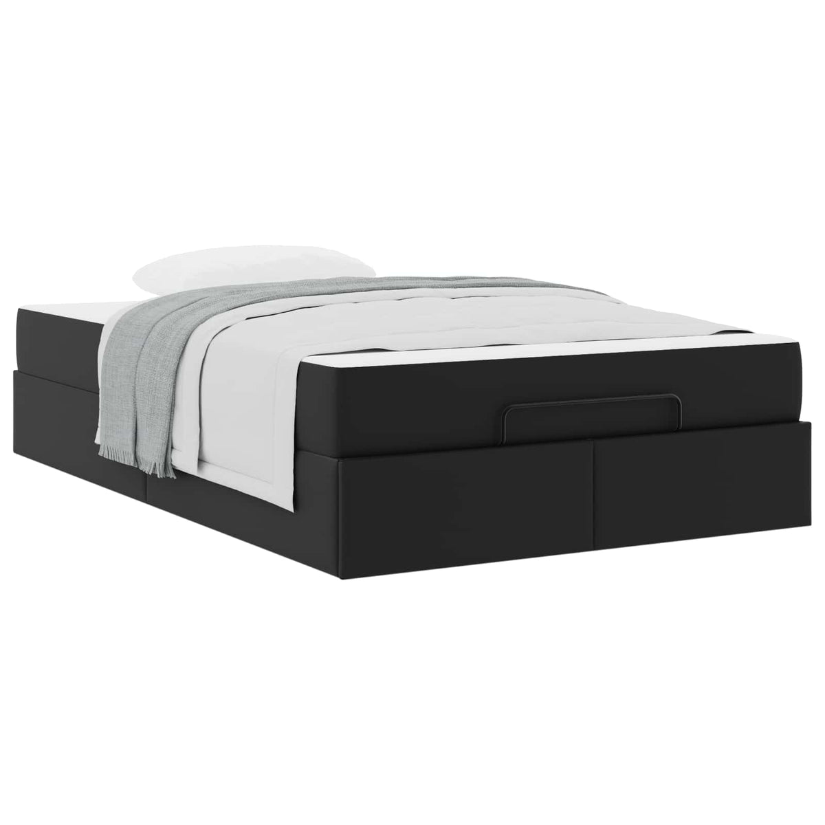 Cadre de lit avec matelas Autre 2 pc Noir PVC - XIOS