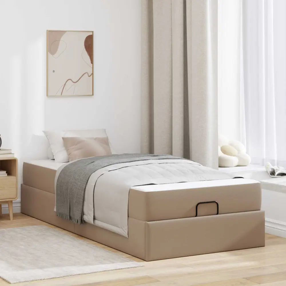 Cadre de lit avec matelas Autre 2 pc Tan PVC - XIOS