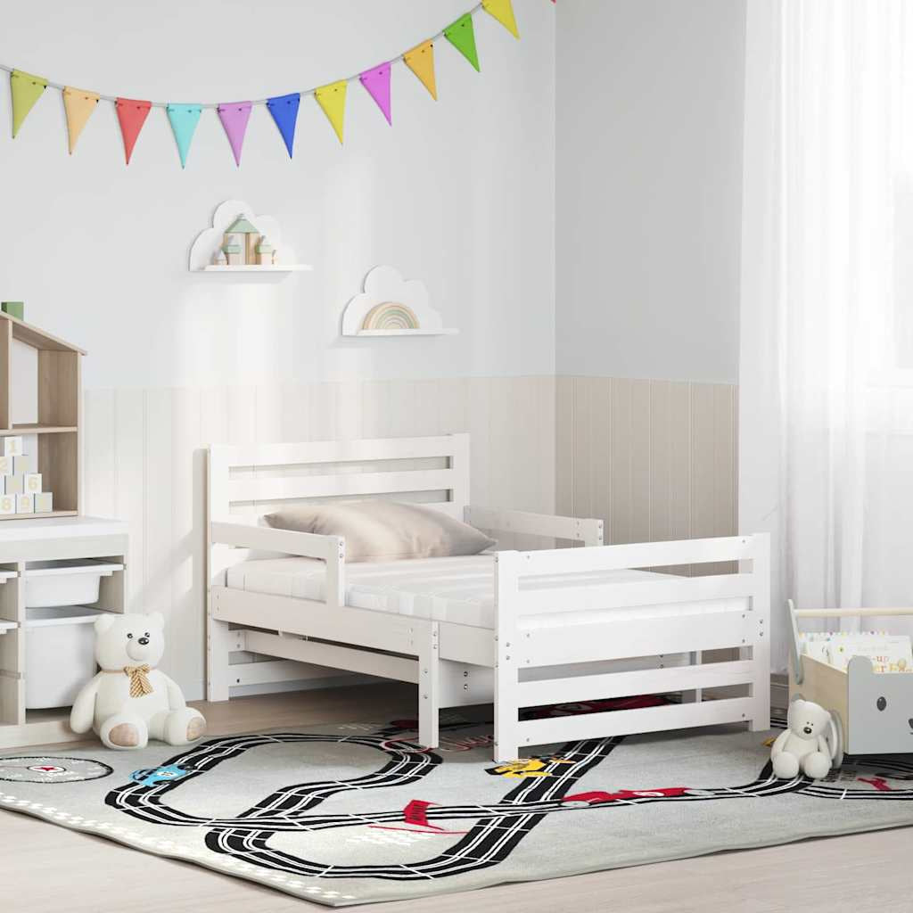 Cadre de lit avec matelas extensible Blanc 80 x 200 cm - XIOS