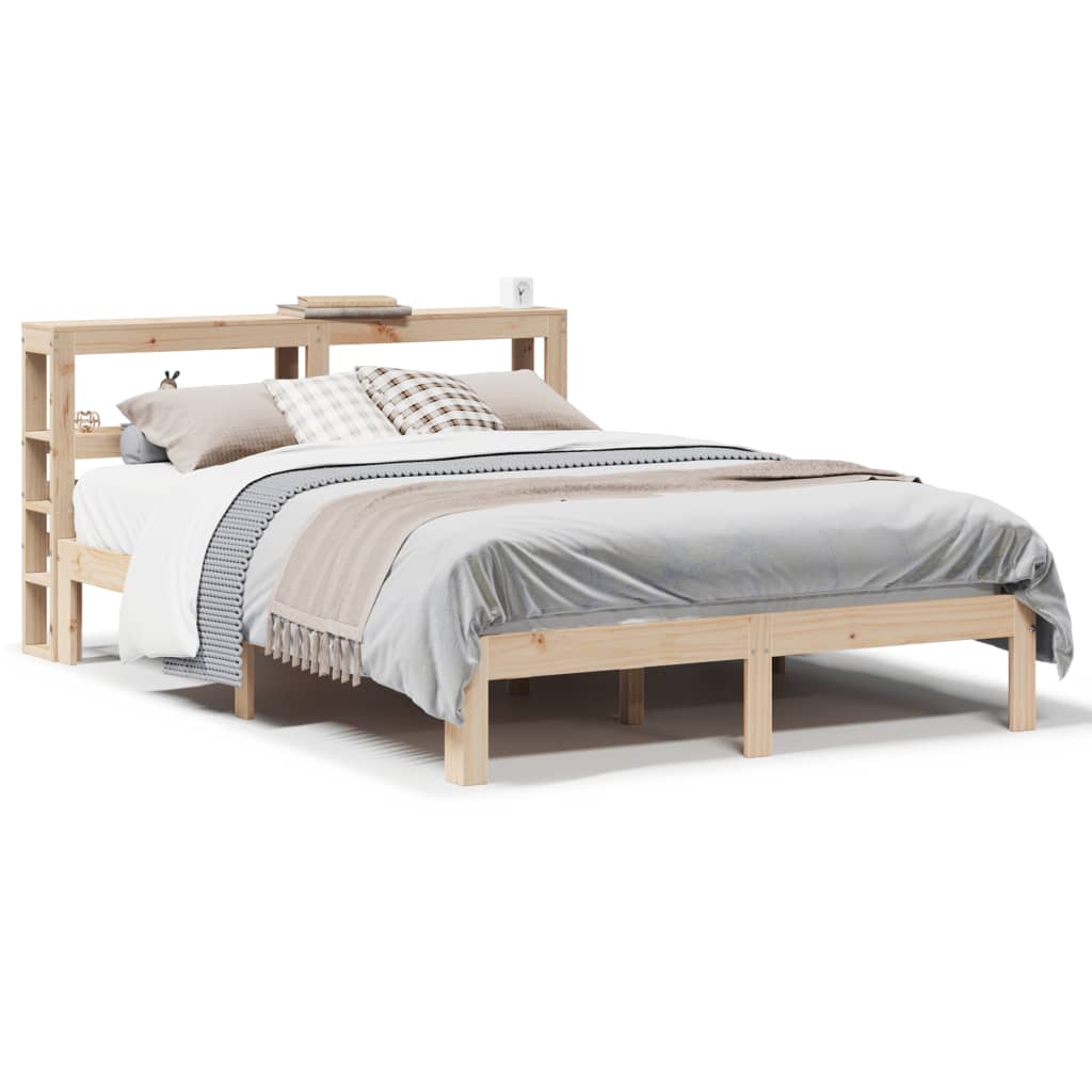 Cadre de lit avec tête de lit sans matelas 140x190 cm - XIOS