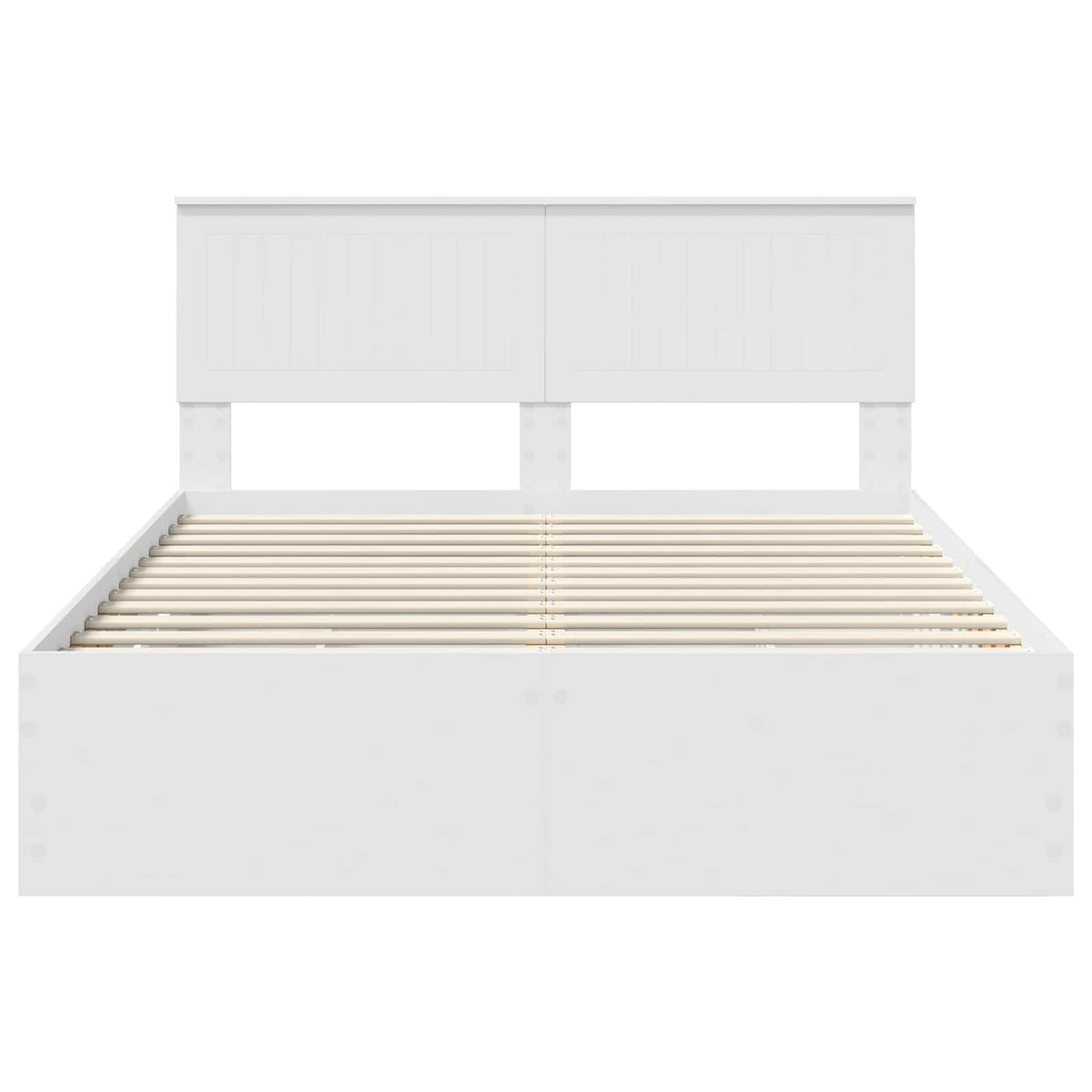 Cadre de lit avec tiroir Blanc 140 x 190 cm Bois Ingénierie - XIOS