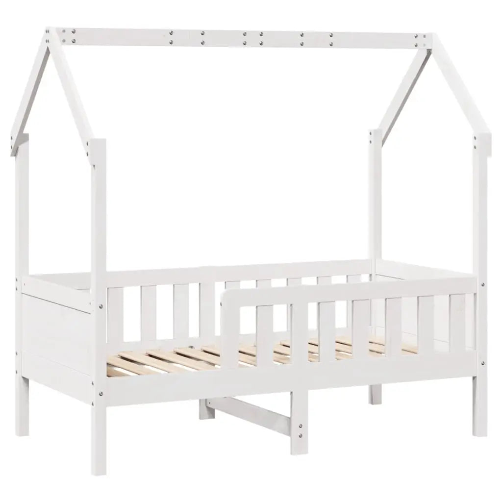 Cadre de lit d’enfants forme de maison sans matelas pin - XIOS