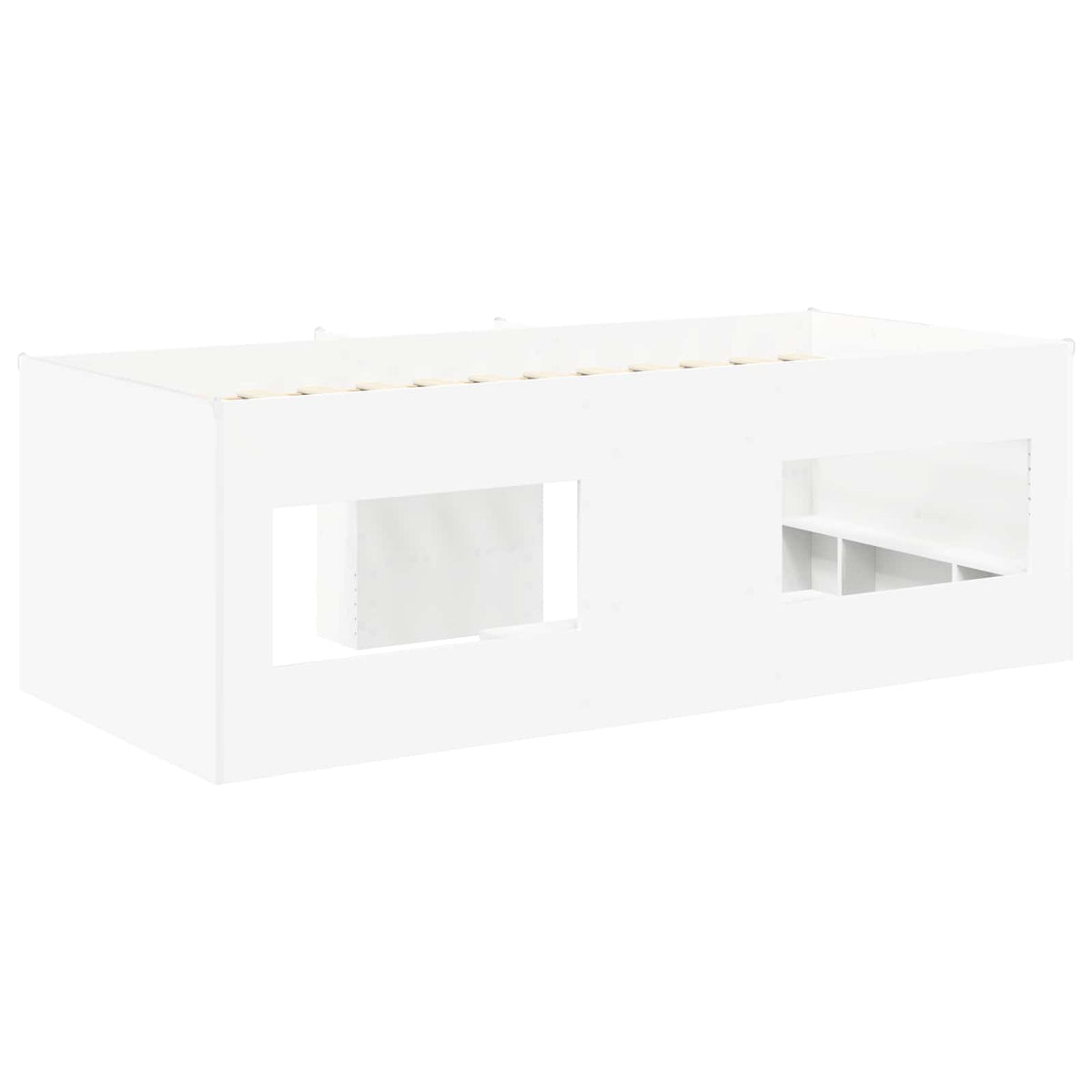 Cadre de Lit Élevé pour Enfants Blanc 98,5 x 200 cm - XIOS