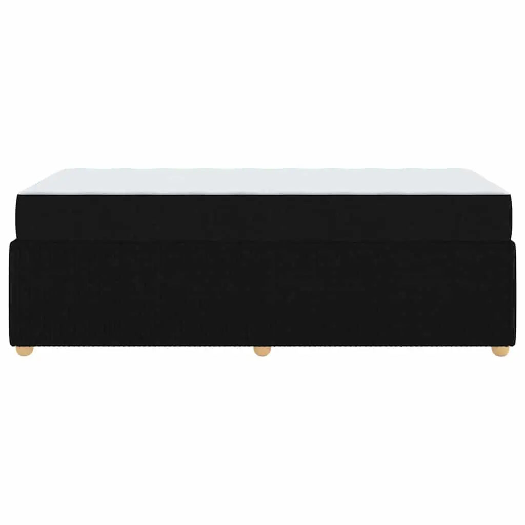 Cadre de lit Noir 90 x 200 cm tissu - XIOS