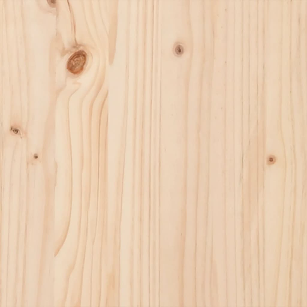 Cadre de lit sans matelas 135x190 cm bois de pin massif - XIOS