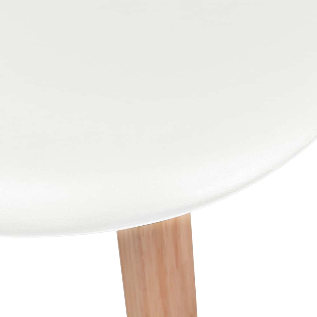 Chaises à manger lot de 6 Blanc Plastique - XIOS