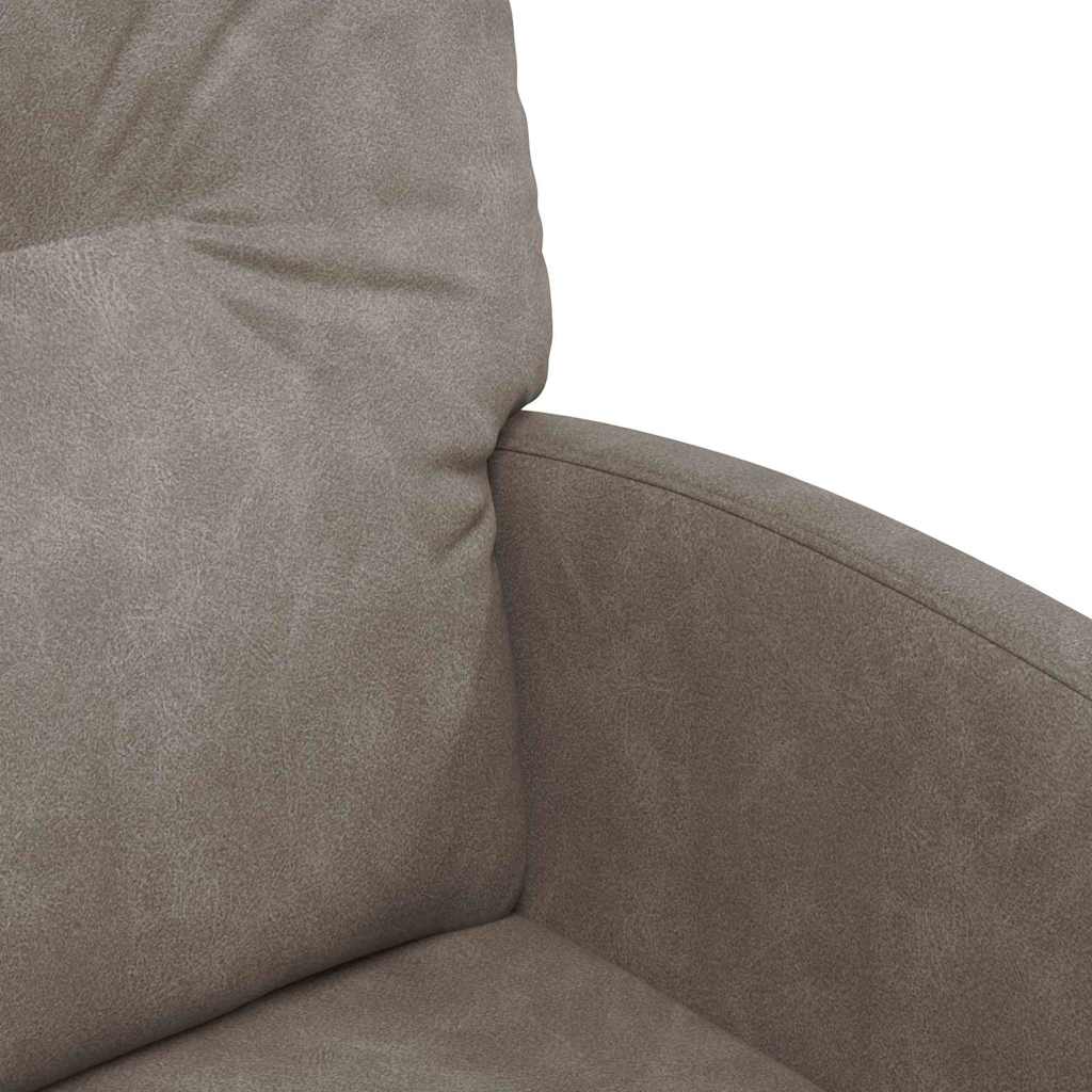 Chaises de Salle à Manger avec Roues 2 pc Simili cuir Gris - XIOS