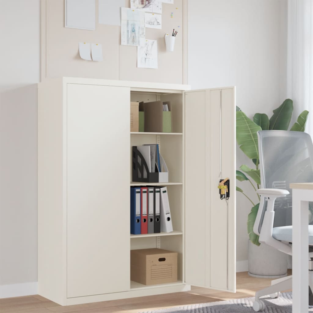 Classeur blanc 90x40x140 cm acier - XIOS