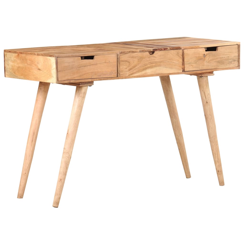 Coiffeuse avec miroir 112x45x76 cm Bois d'acacia massif - XIOS