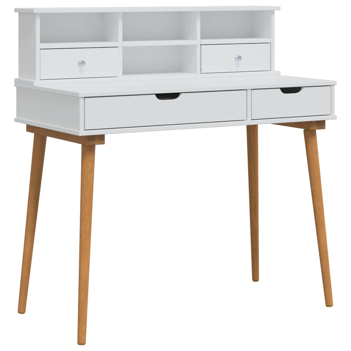 Ensemble de Coiffeuse FAUSKE 2 pc Blanc 100 x 50 x 103,5 cm - XIOS