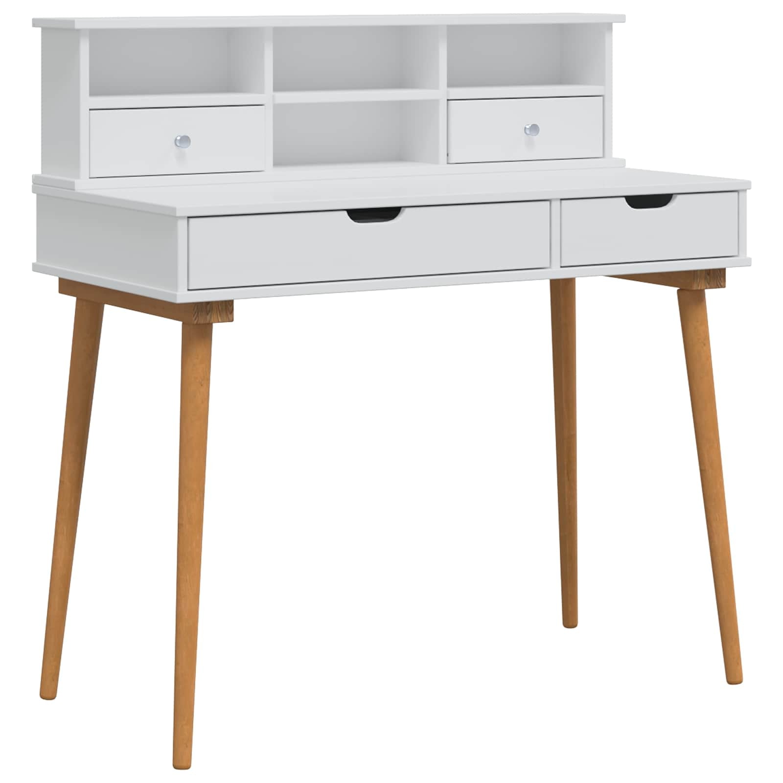 Ensemble de Coiffeuse FAUSKE 2 pc Blanc 100 x 50 x 103,5 cm - XIOS