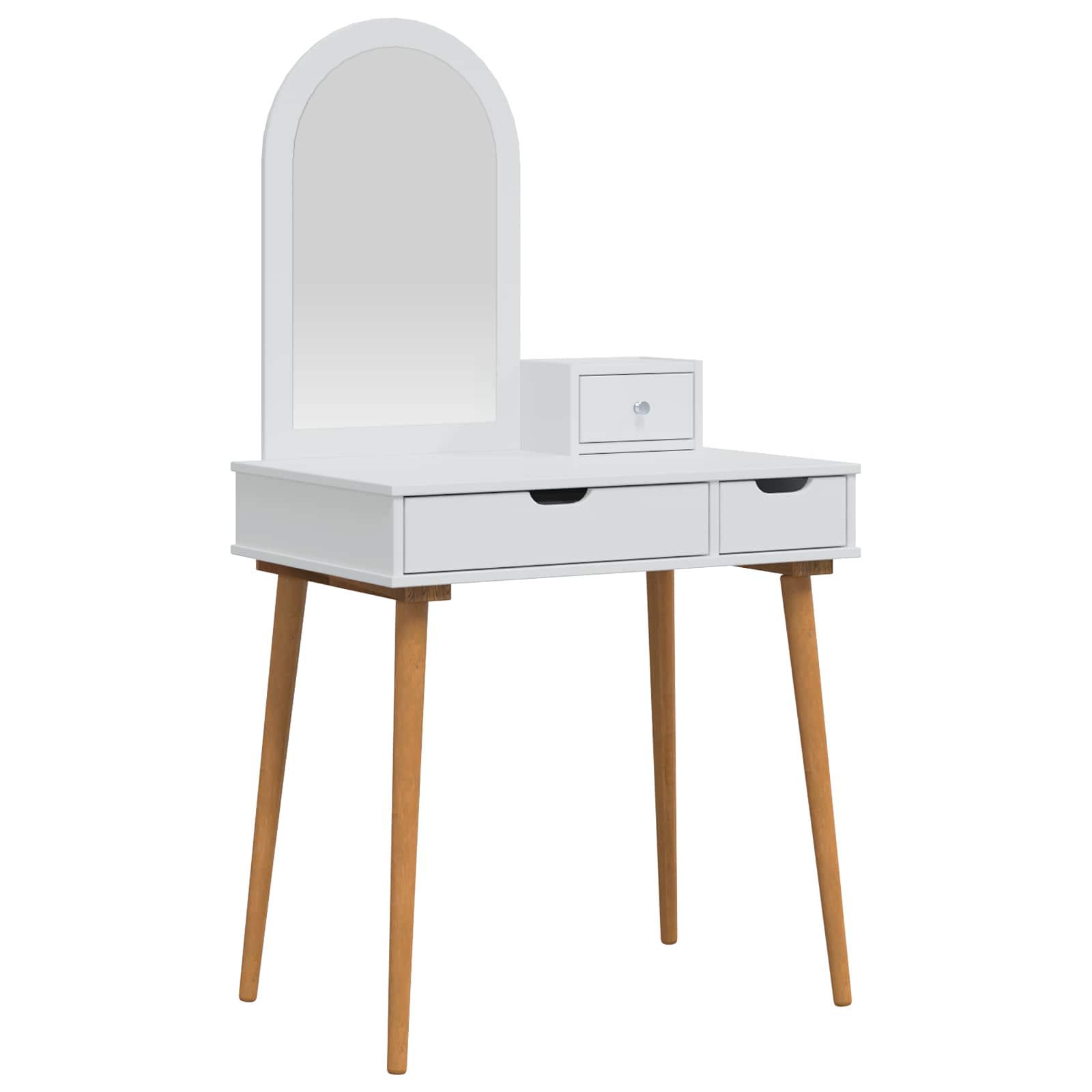 Ensemble de Coiffeuse FAUSKE 3 pc Blanc 76 x 50 x 143 cm - XIOS