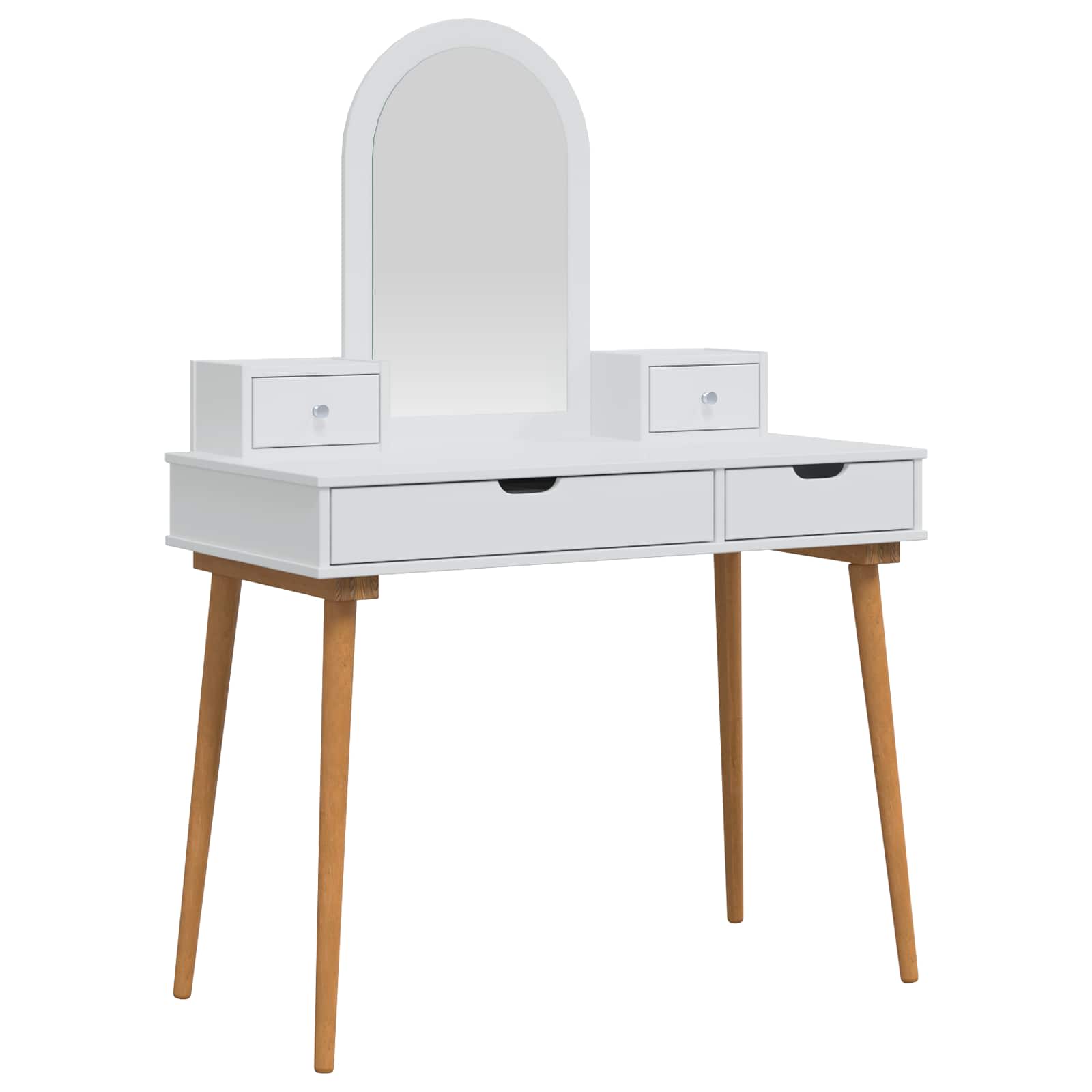 Ensemble de Coiffeuse FAUSKE 4 pc Blanc 100 x 50 x 143 cm - XIOS