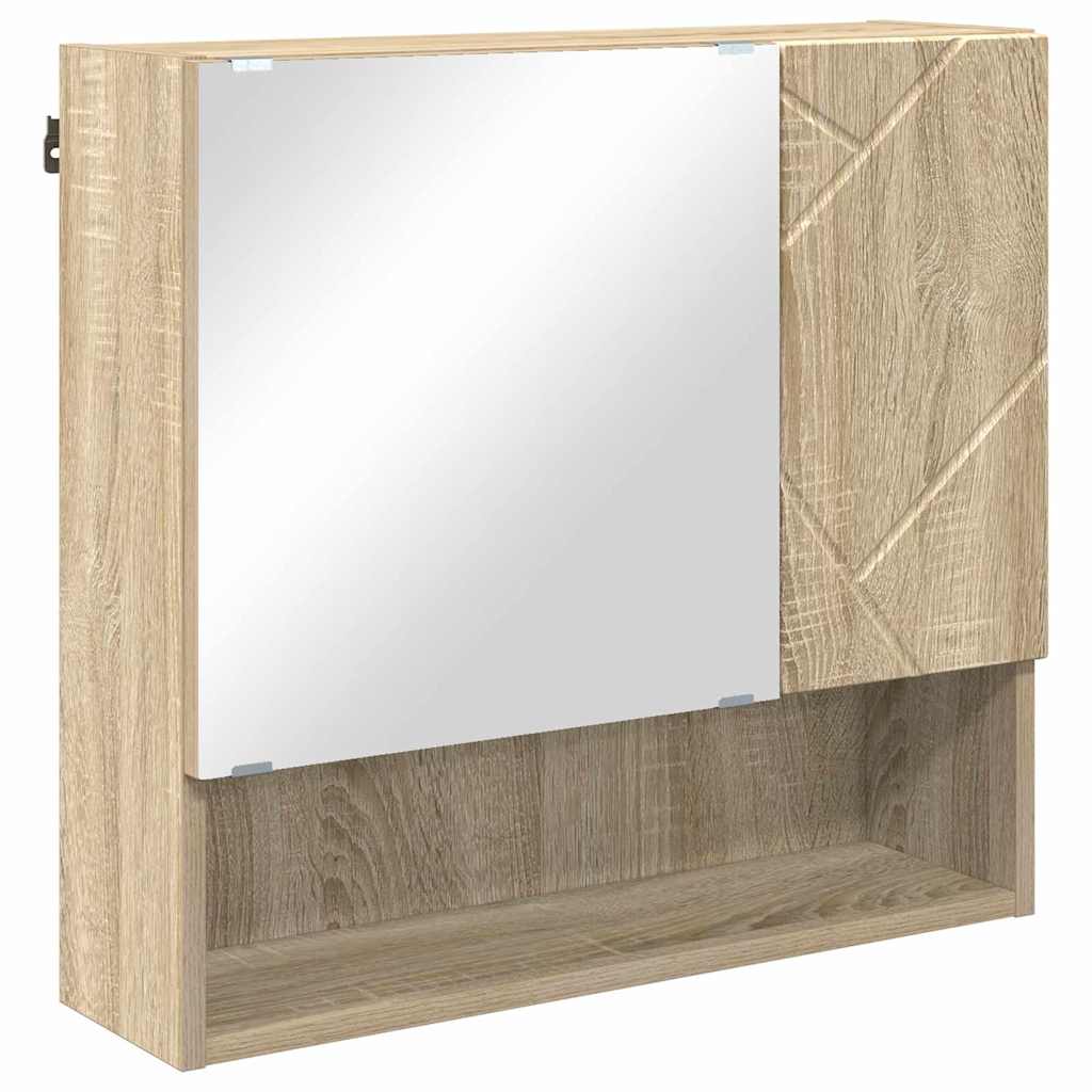 Ensemble de mobilier de salle de bain 4 pc Chêne Sonoma - XIOS