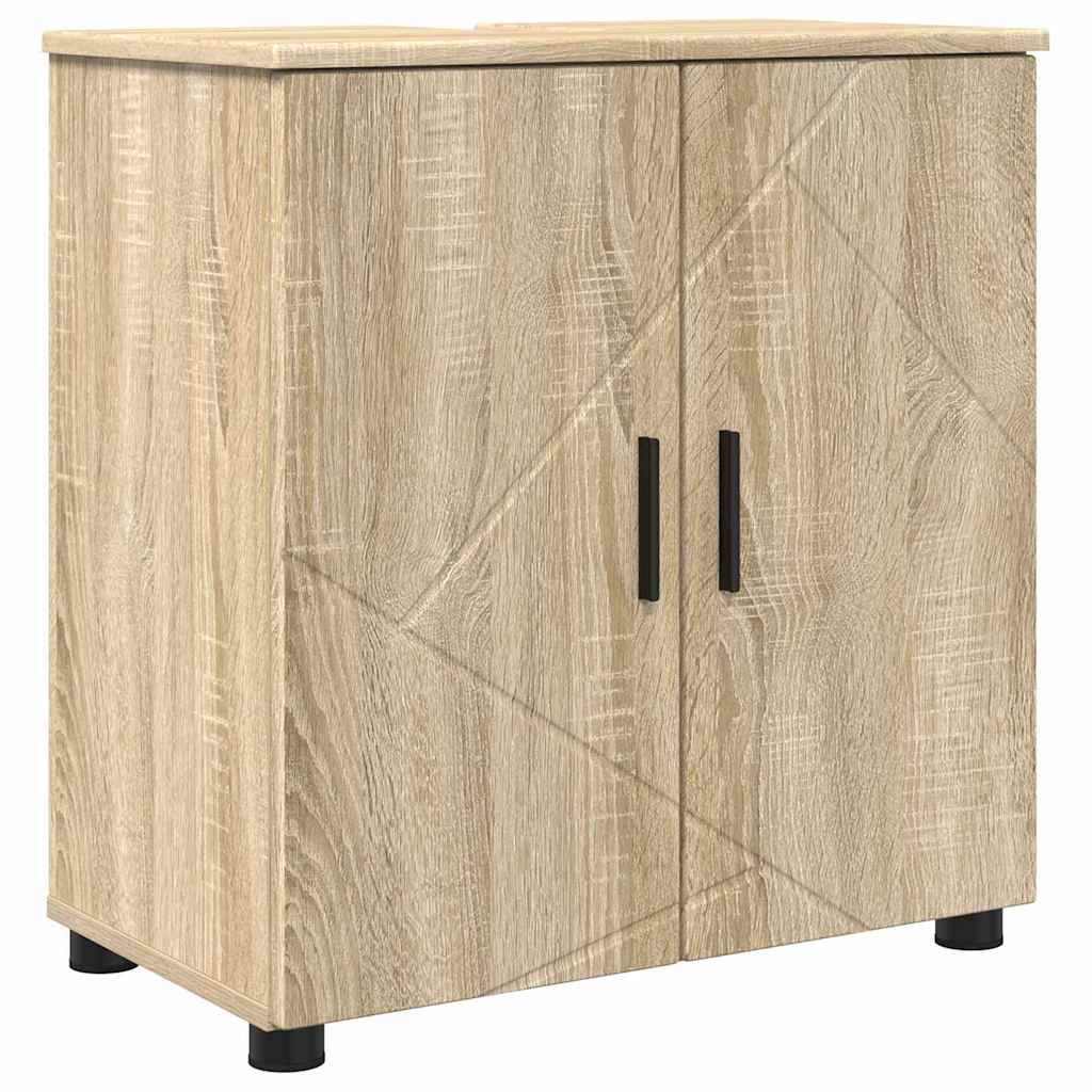 Ensemble de mobilier de salle de bain 4 pc Chêne Sonoma - XIOS