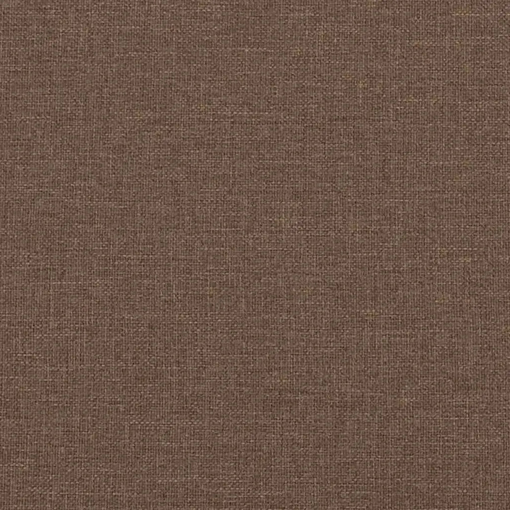 Fauteuil inclinable de massage avec repose-pieds marron tissu - XIOS