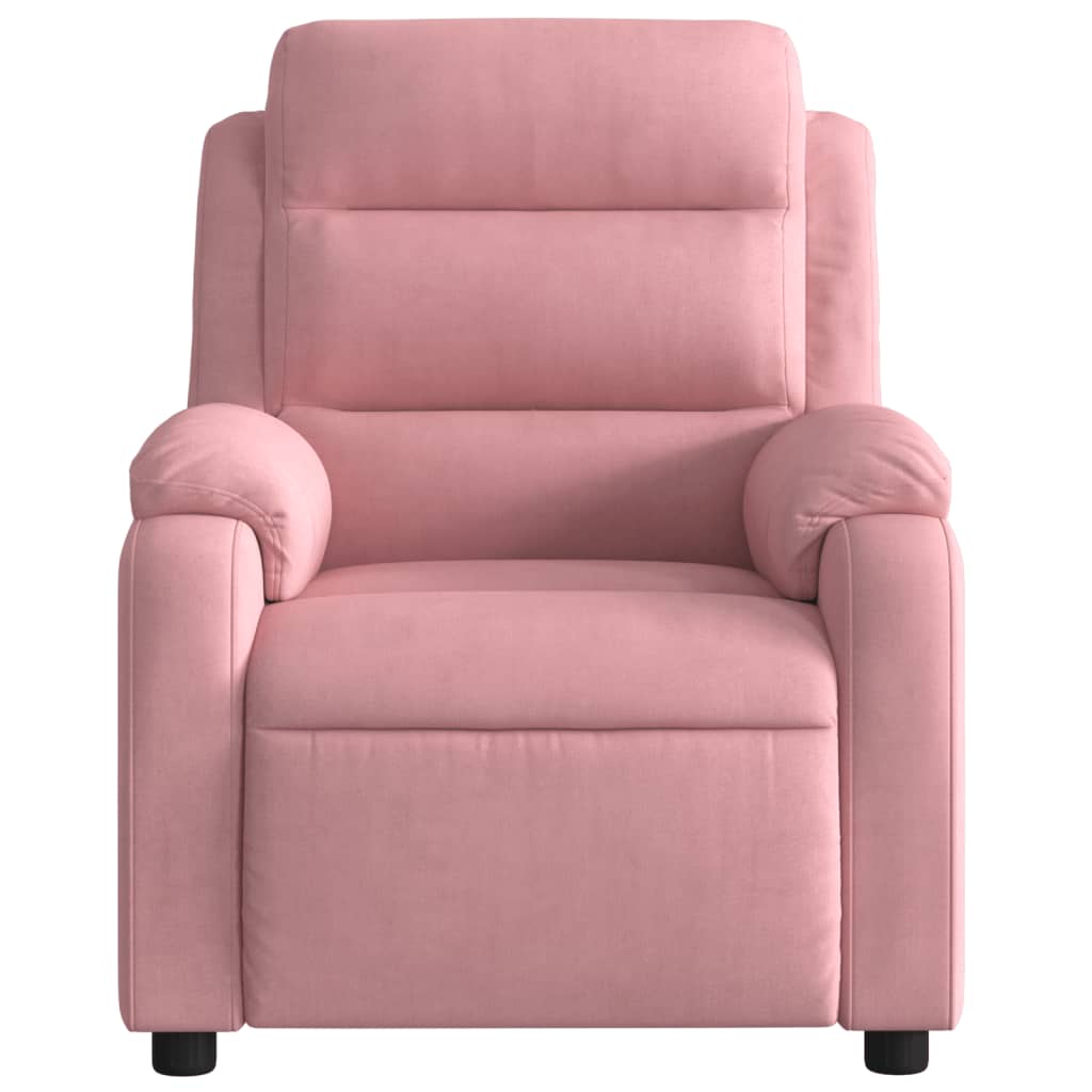 Fauteuil inclinable électrique Rose Velours - XIOS