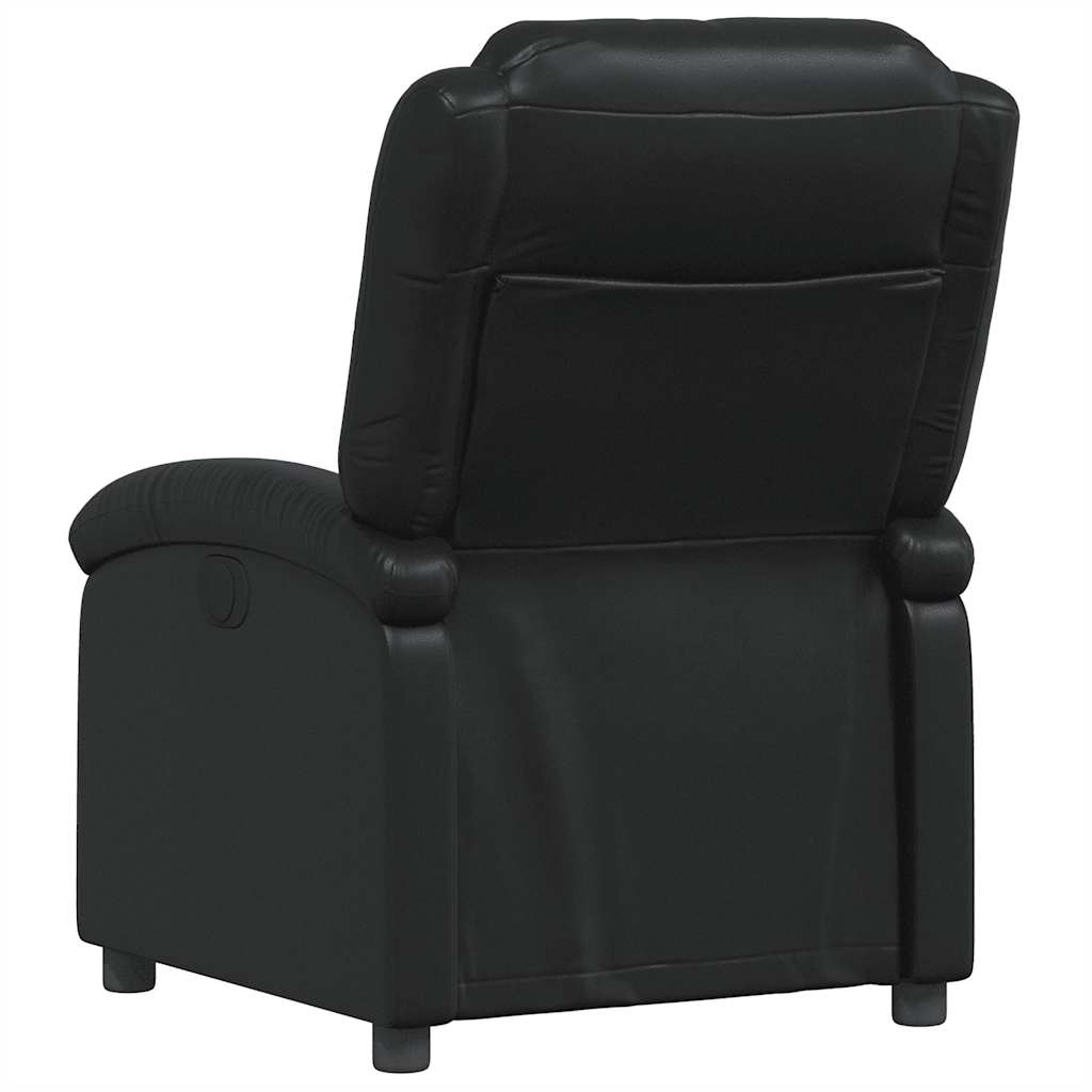 Fauteuil inclinable en similicuir noir - XIOS
