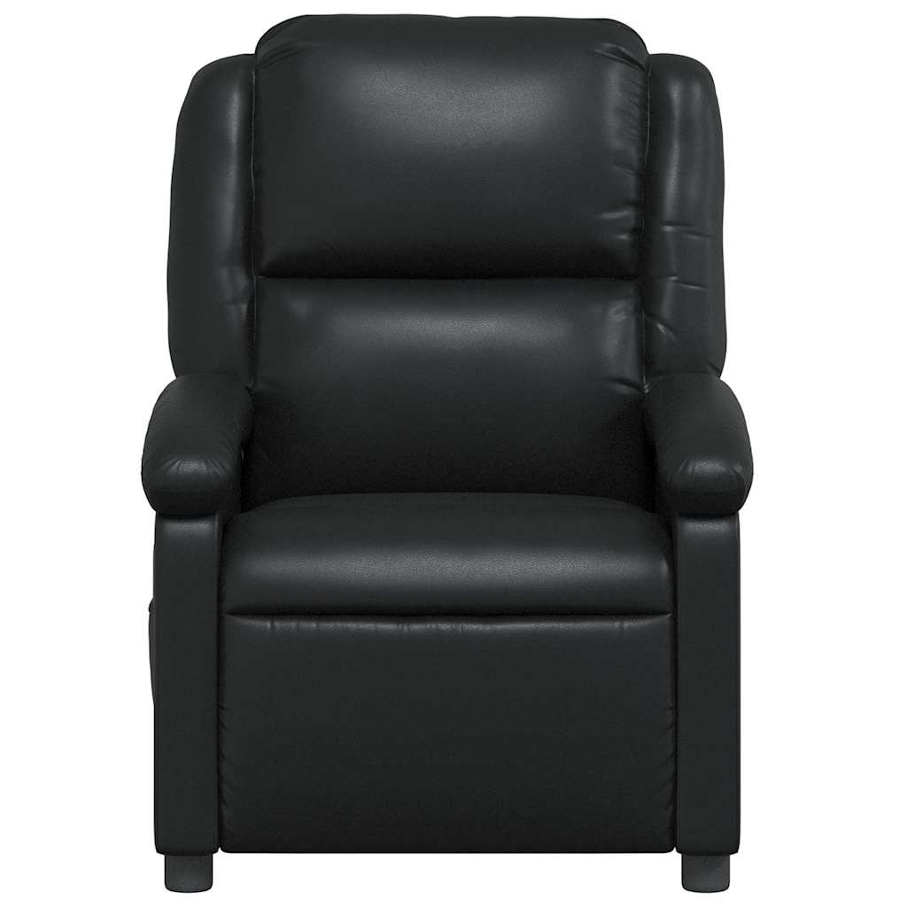 Fauteuil inclinable en similicuir noir - XIOS