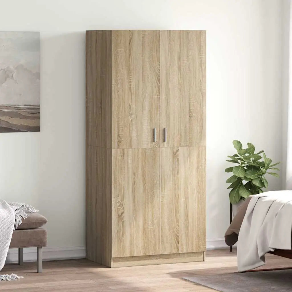 Garde-robe Chêne sonoma 80x52x180 cm Bois d’ingénierie - XIOS